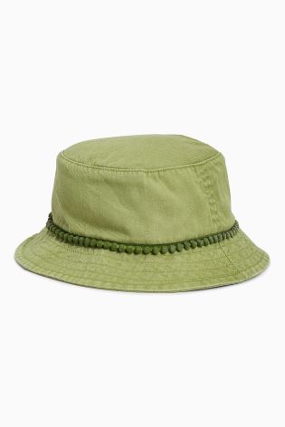 Denim/Khaki Fishermans Hats Two Pack (Younger Girls)